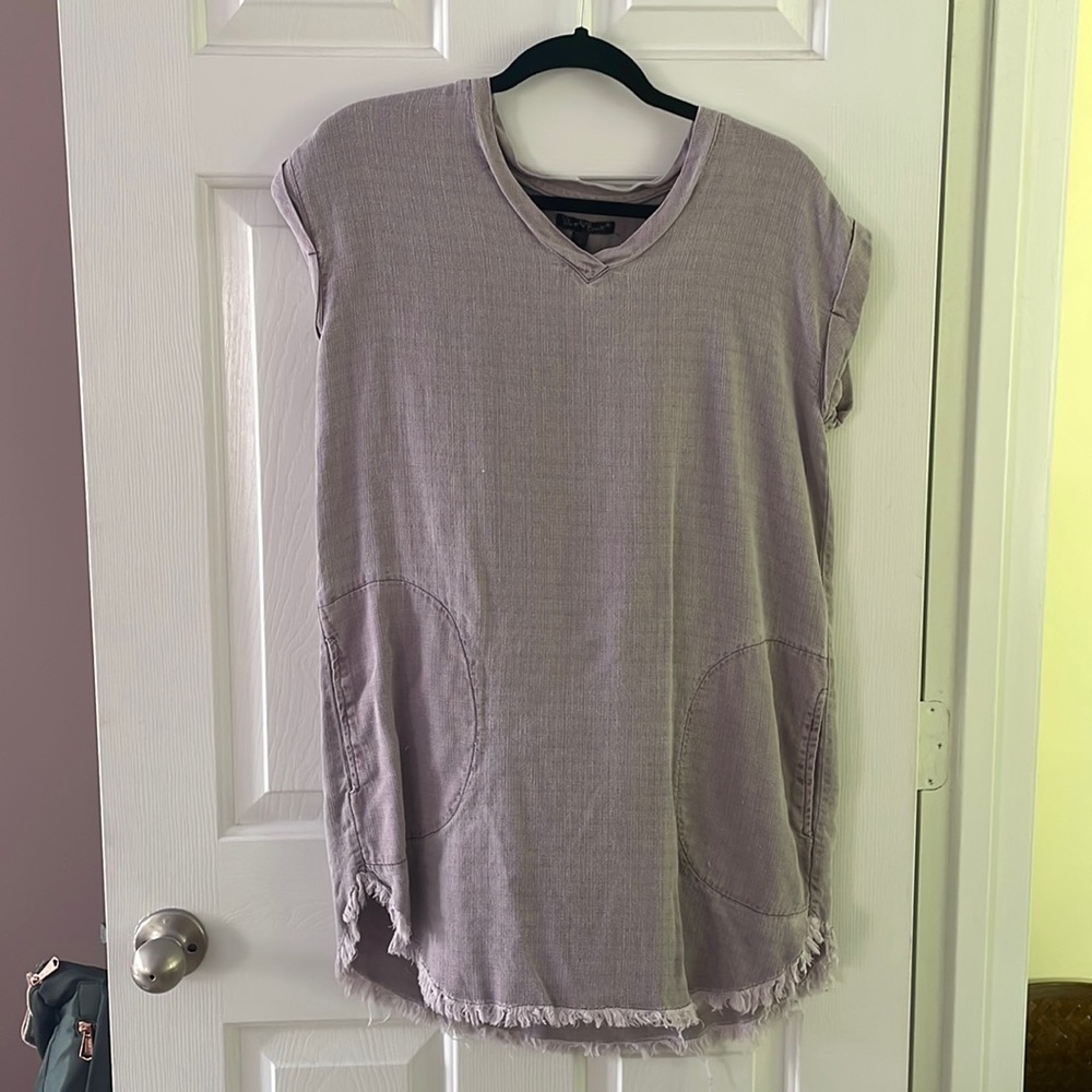 Purple velvet heart dress